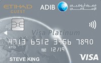 ADIB - Etihad Guest Visa Platinum Card - Abu Dhabi Islamic Bank credit card