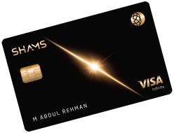 Dubai Islamic Bank - DIB SHAMS Infinite Covered Card - Dubai Islamic Bank credit card