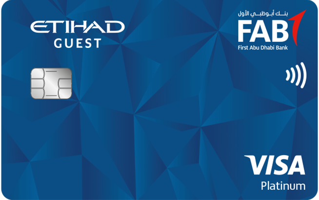 FAB - Etihad Guest Platinum Credit Card - First Abu Dhabi Bank credit card